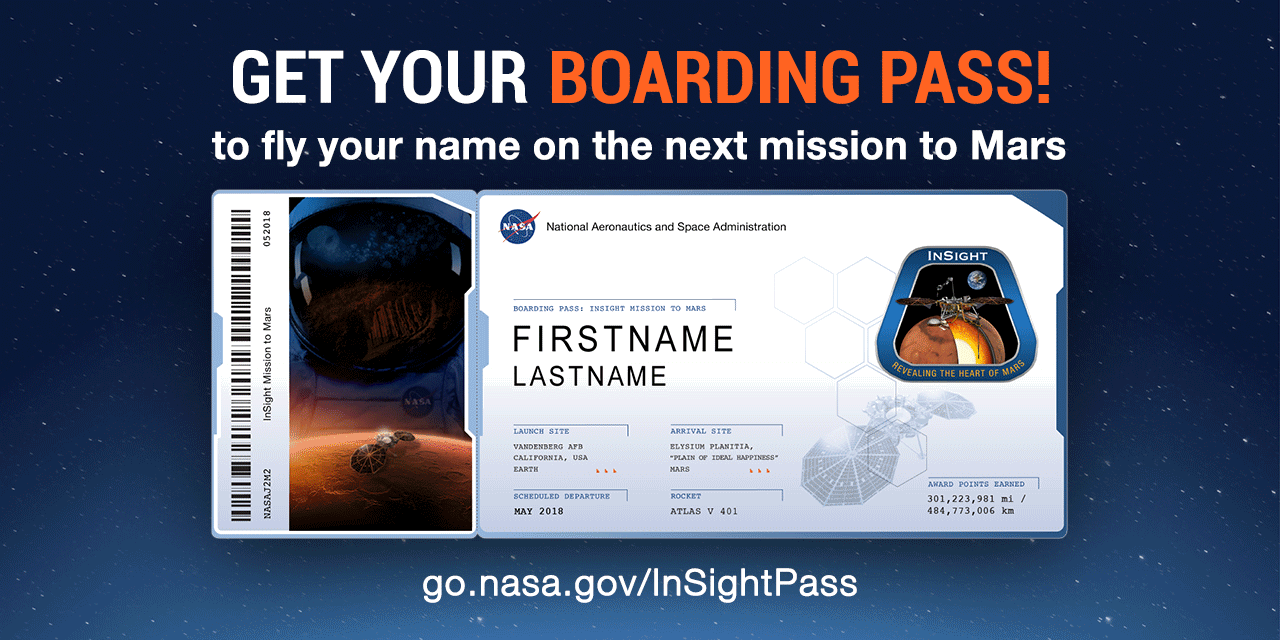 NASA offers you to get your boarding pass for Mars! Tech and Science Post