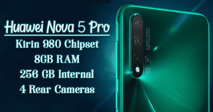 Huawei Announces Nova 5, Nova 5 Pro & Nova 5i - Specs & Price