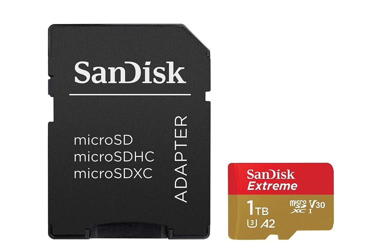 SanDisk 1TB Extreme microSDXC UHS-I Memory Card with Adapter