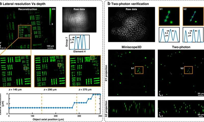 Miniscope3D – A single-shot miniature three-dimensional fluorescence microscope