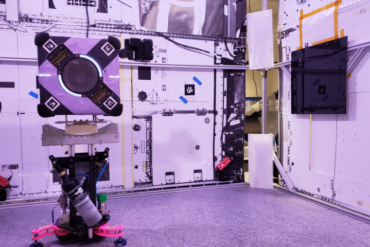 A gecko-adhesive gripper for the Astrobee free-flying robot