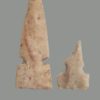 white stone projectile points