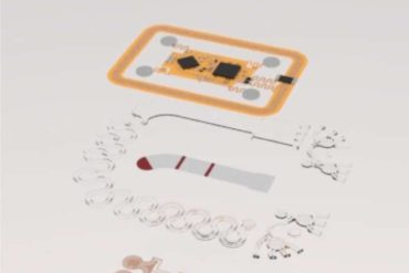 Multifunctional skin-mounted microfluidic skin device able to measure stress in multiple ways