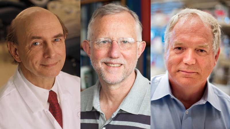 Left to right: Dr. Alter, Rice and Houghton, winners of Medicine or Physiology 2020 Nobel prize.