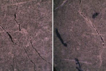 Self-healing concrete embedded with super polymers.