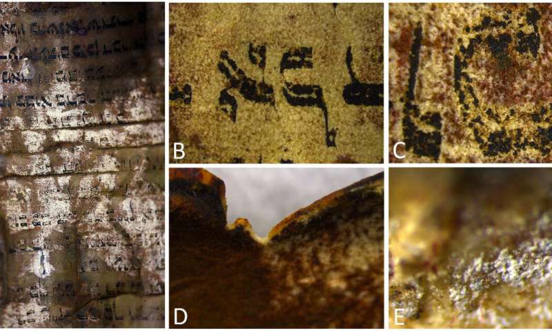 Researchers deconstruct ancient Jewish parchment using multiple imaging techniques