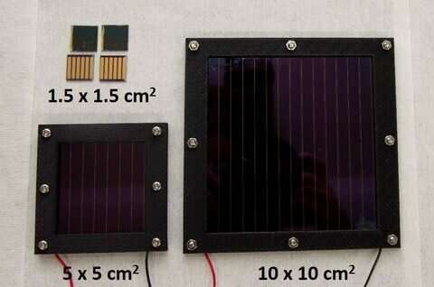 Scientists develop perovskite solar modules with greater size, power and stability