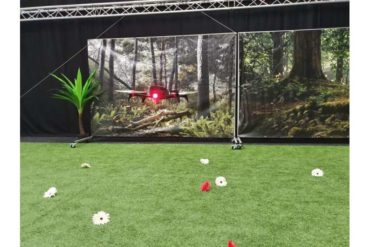 Appreciating a flower's texture, color, and shape leads to better drone landings