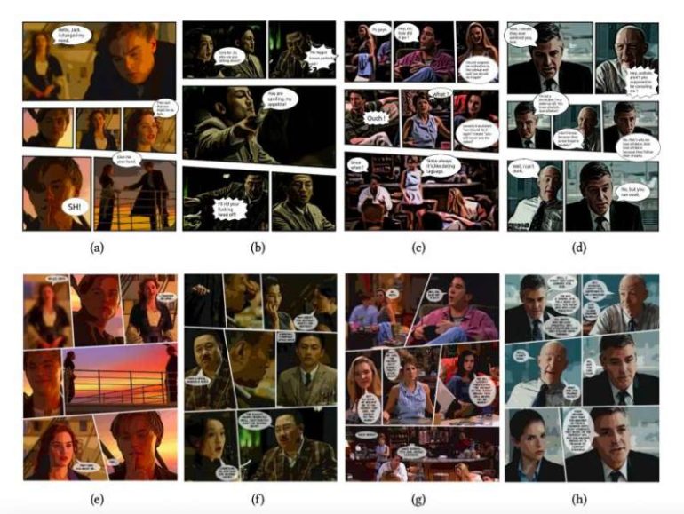 A system that automatically generates comic books from movies and other videos