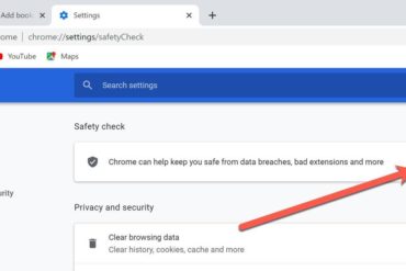 Google Chrome Safety check