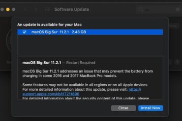 macOS Big Sur update 11.2.1