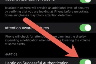 Settings > Accessibility > Face ID & Attention.