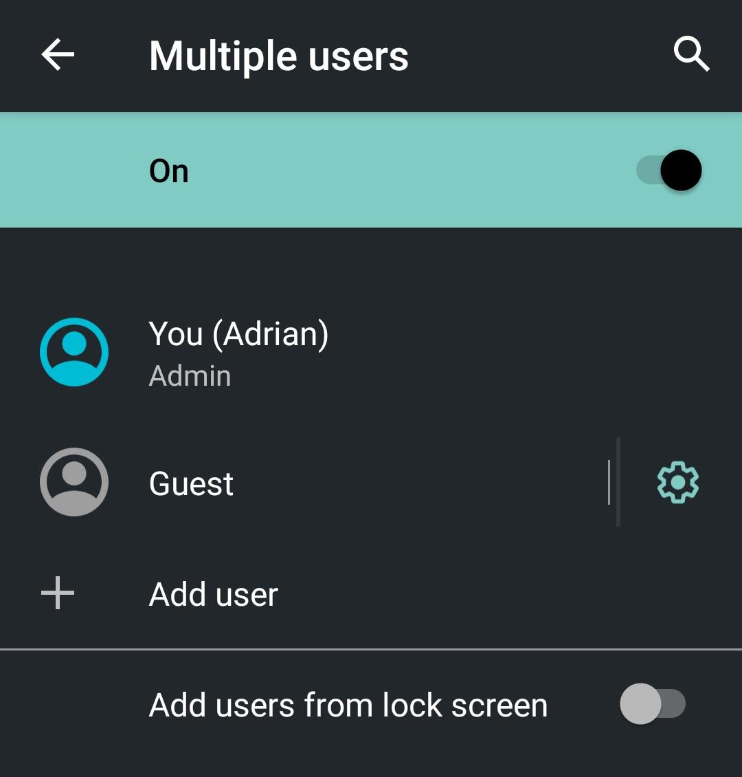 Guest Mode on Android