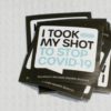 stickers given out to people who get vaccinated