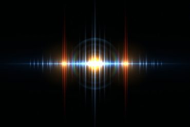 A wave-shaped blue and yellow line.