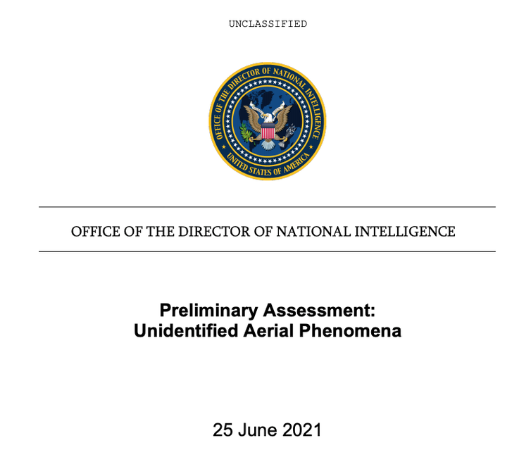 The front page of the report with a U.S. government logo and 'unclassified' listed at the top.