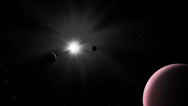 Unique exoplanet photobombs Cheops study of nearby star system