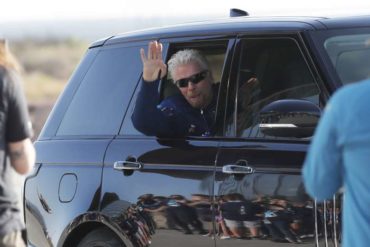 Billionaire Richard Branson reaches space in his own ship