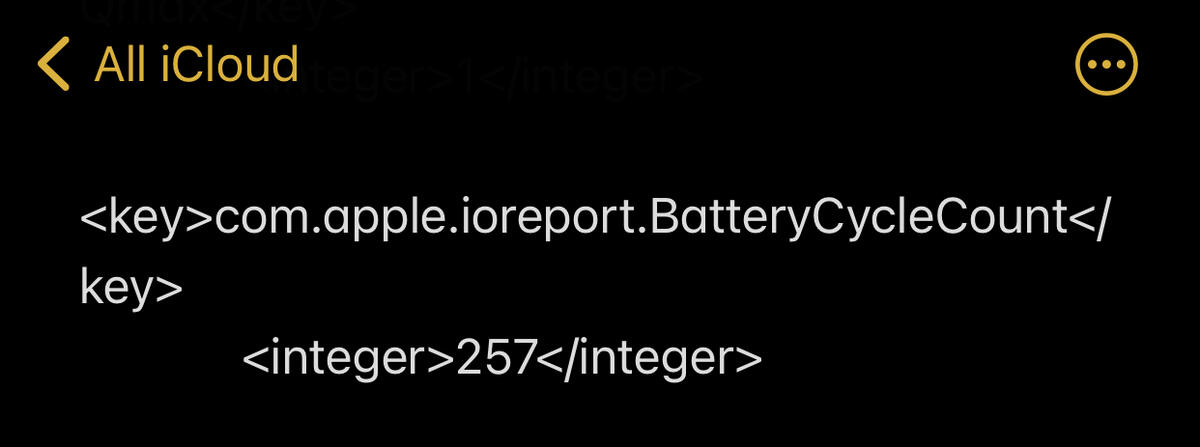 Battery recharge cycle count