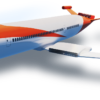 CG render of a plane using Wright's engines