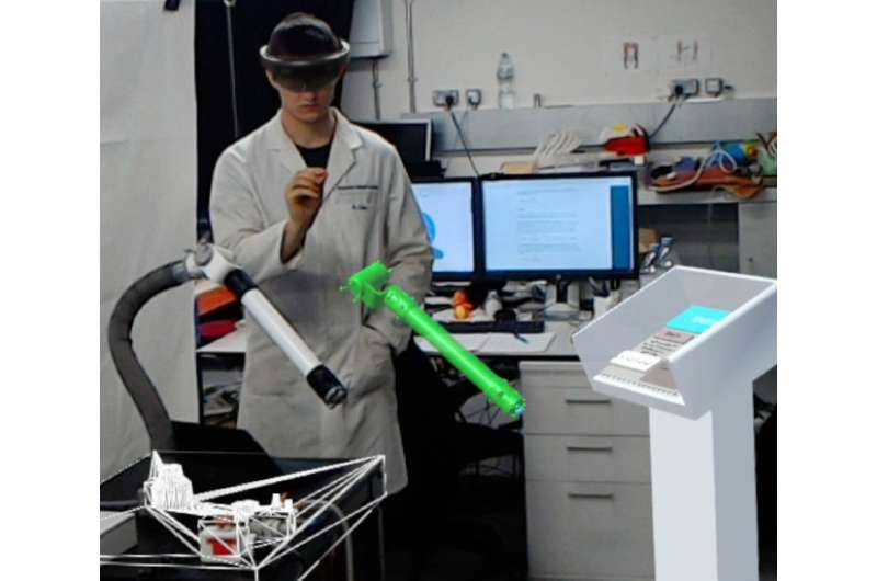 Bendy robotic arm twisted into shape with help of augmented reality