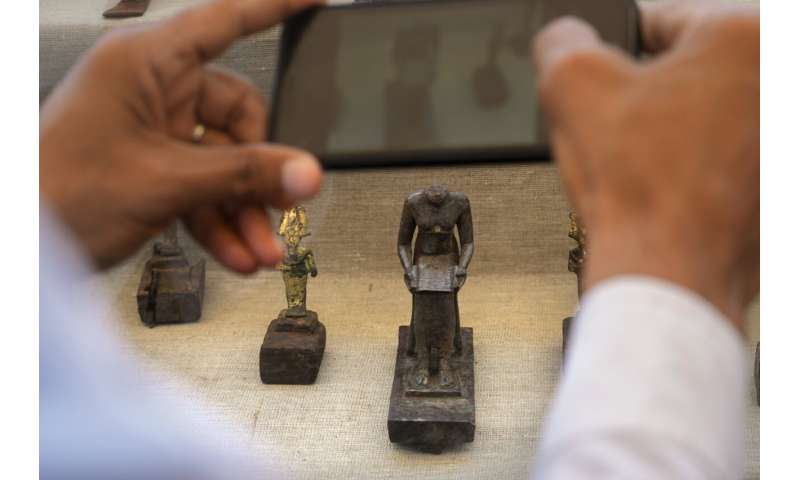 Egypt displays trove of newly discovered ancient artifacts