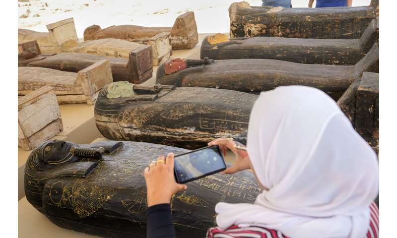 Egypt displays trove of newly discovered ancient artifacts