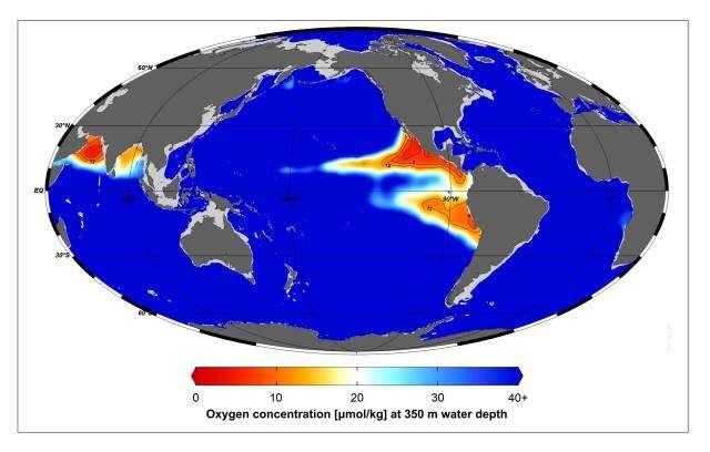 Climate change and ocean oxygen: Oxygen-poor zones shrank under past warm periods, scientists discover