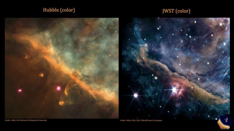 Webb telescope captures 'breathtaking' images of Orion Nebula