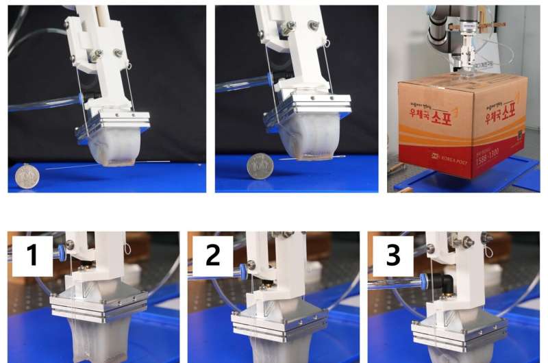 KIMM develops the world's first elephant trunk-mimetic robot hand, capable of gripping even fine needles