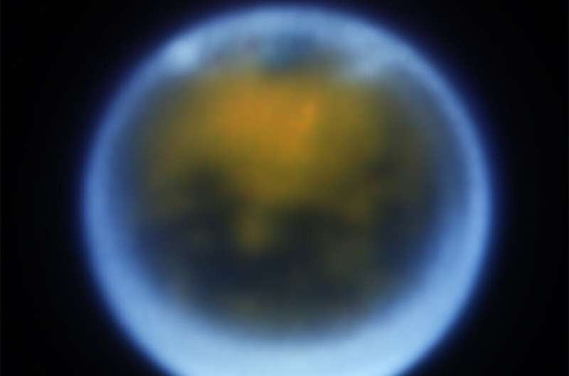 Webb and Keck telescopes team up to track clouds on Saturn's moon Titan