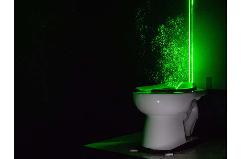 CU scientists shine a light on what comes up when you flush