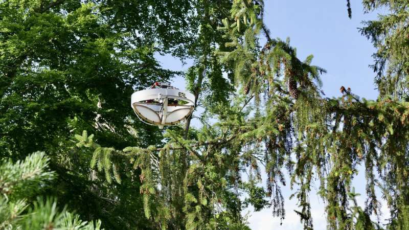 Special drone collects environmental DNA from trees