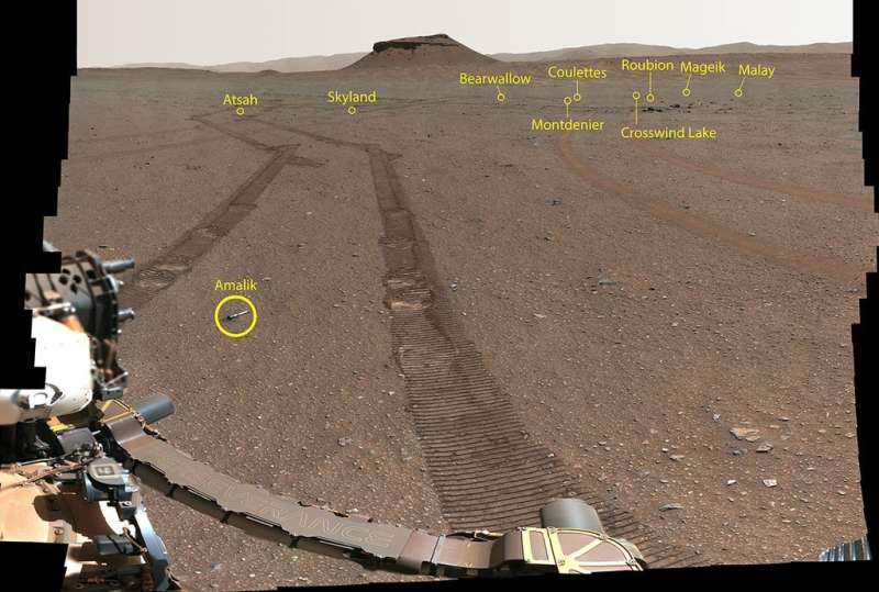 NASA’s Perseverance Rover Shows Off Collection of Mars Samples