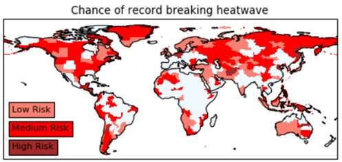 Global research reveals countries where record-breaking heatwaves are likely to cause most harm
