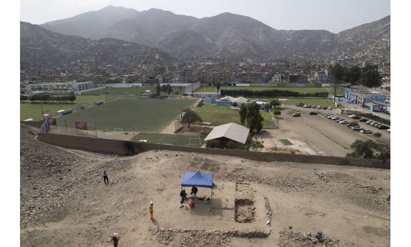 Archaeologists find mummy surrounded by coca leaves on hilltop in Peru's capital