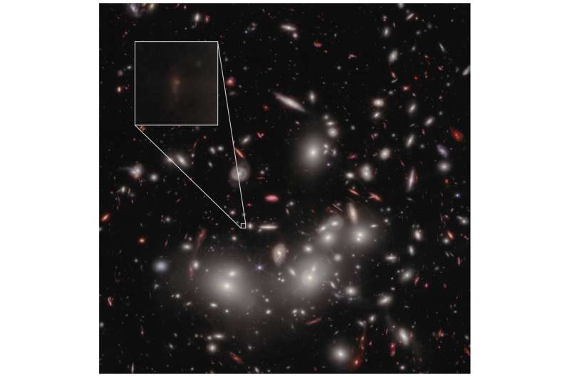 Astrophysicists confirm the faintest galaxy ever seen in the early universe