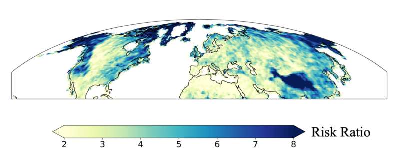 Mountains vulnerable to extreme rain from climate change