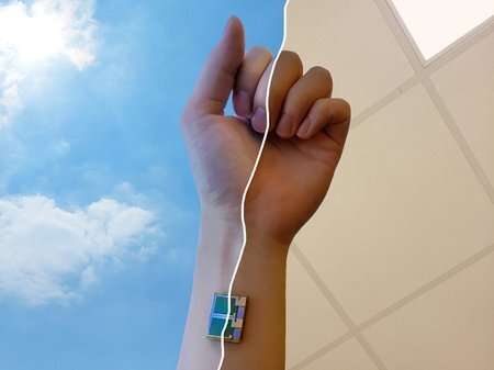 New wearable sensor sets record for solar power efficiency