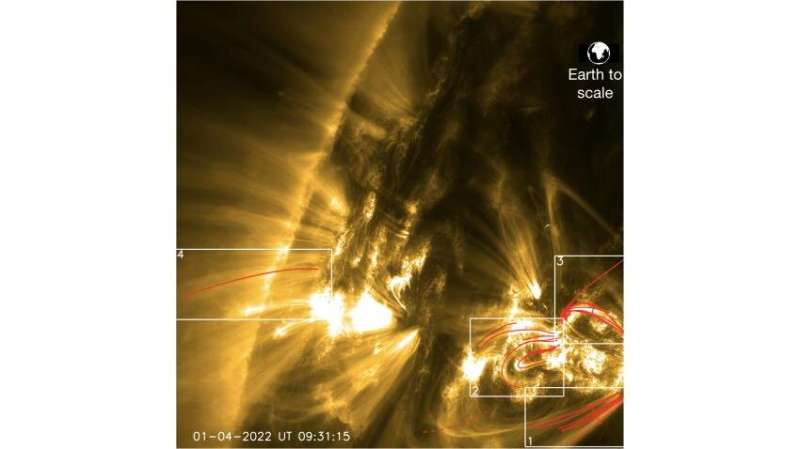 Solar astronomers discover 'shooting stars' on the Sun's corona