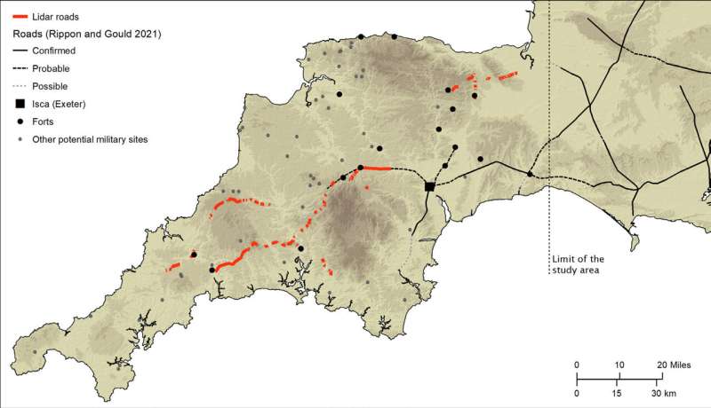 Roman road network spanning the South West identified in new research