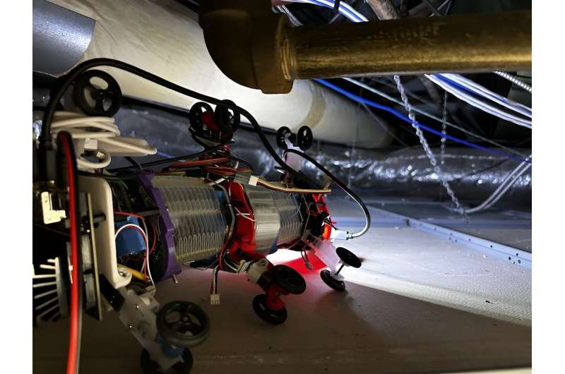 Flexible robot can sneak into small spaces for mapping, inspections