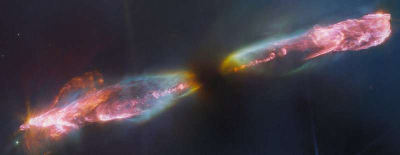 Webb snaps supersonic outflow of young star