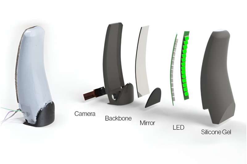 Finger-shaped sensor enables more dexterous robots