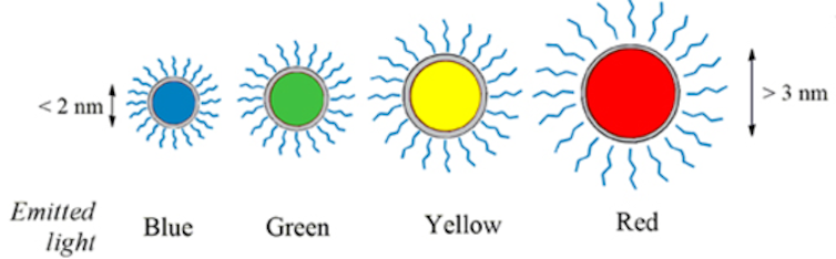 diagram of colorful circles of different sizes