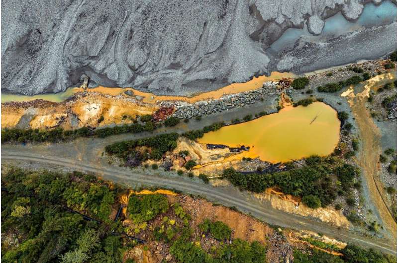 Mining industry competing with salmon for rivers created by disappearing glaciers