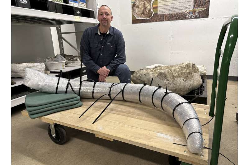 Coal miners in North Dakota unearth a mammoth tusk buried for thousands of years