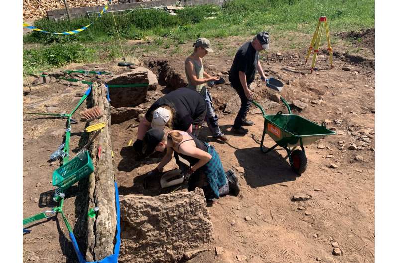 Excavated dolmen in Sweden one of the oldest in Scandinavia