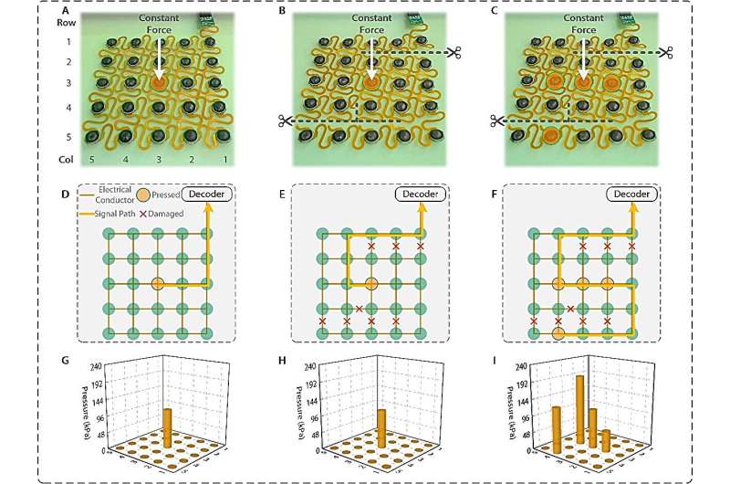 HKUST researchers develop a versatile, reconfigurable, and damage-tolerant single-wire sensor array