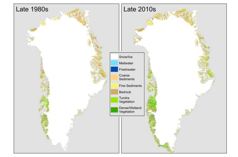 Greenland's ice sheet is melting—and being replaced by vegetation